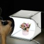 Puluz Photo Box Mini LED Photography Shadowless Light Lamp Panel Pad Φωτιζόμενο με Πολλαπλά Backround 20x20x20cmΚωδικός: PU5137 