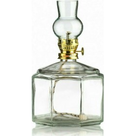 Candil Λάμπα Πετρελαίου Διάφανη Πολύγωνη 1000ml