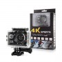 606481 Action Camera 4K Ultra HD Υποβρύχια (με Θήκη) με WiFi Μαύρη με Οθόνη 2"