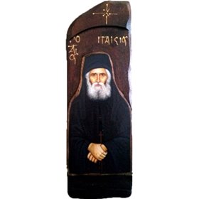 ΞΥΛΙΝΗ ΕΙΚΟΝΑ Ν9 - ΑΓΙΟΣ ΠΑΪΣΙΟΣ 30x10 cm