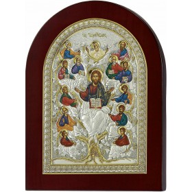 Prince Silvero Εικόνα Η Άμπελος Ασημένια 20x26cm