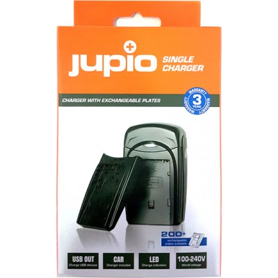 Jupio Μονός Φορτιστής Μπαταρίας Συμβατός με Panasonic CGA-DU06/DU07/DU12/DU14/DU21Κωδικός: 005466 