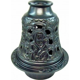 Καντήλι Καμπάνα Μεταλλικό Ανθρακί 10601079-1