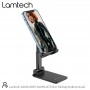 Lamtech 2in1 Folding Βάση Tablet Γραφείου έως 10" σε Μαύρο χρώμα