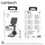 Lamtech 2in1 Folding Βάση Tablet Γραφείου έως 10" σε Μαύρο χρώμα