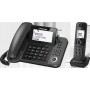 Panasonic KX-TGF310 Ασύρματο Τηλέφωνο Duo με Aνοιχτή Aκρόαση Μαύρο