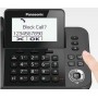 Panasonic KX-TGF310 Ασύρματο Τηλέφωνο Duo με Aνοιχτή Aκρόαση Μαύρο