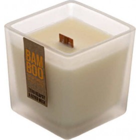 Heart & Home Αρωματικό Κερί Σόγιας σε Βάζο Bamboo Αρωματικό Κερί Bamboo Ξύλο Κέδρου & Λευκό Musk 7.5x8.5cm 210gr Heart & Home Αρωματικό Κερί Σόγιας σε Βάζο Bamboo Αρωματικό Κερί Bamboo Ξύλο Κέδρου & Λευκό Musk 7.5x8.5cm 210gr