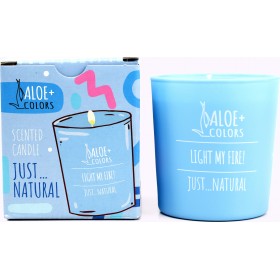 Aloe+ Colors Αρωματικό Κερί Σόγιας σε Βάζο Just Natural Φρεσκάδα Γαλάζιο 220gr Aloe+ Colors Αρωματικό Κερί Σόγιας σε Βάζο Just Natural Φρεσκάδα Γαλάζιο 220gr