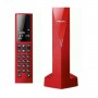 Philips Linea V Ασύρματο Τηλέφωνο με Aνοιχτή Aκρόαση Κόκκινο