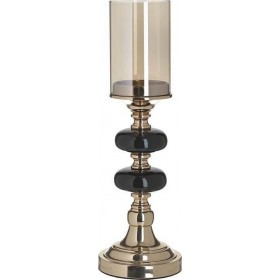 Inart Κηροπήγιο Μεταλλικό Χρυσό 14x14x44cm Inart Κηροπήγιο Μεταλλικό Χρυσό 14x14x44cm