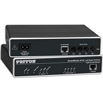 Patton SN4114/JS/EUI VoIP Gateway με 4 FXS και 1 Ethernet