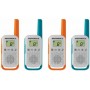 Motorola Talkabout T42 Ασύρματος Πομποδέκτης PMR Σετ 4τμχ Μπλε / Πορτοκαλί