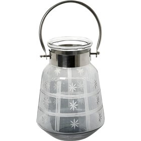 Espiel Φαναράκι Γυάλινο 18x18x26cm