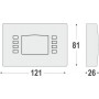 Olympia Electronics BS-851/KIT Ψηφιακός Θερμοστάτης Smart με Wi-Fi