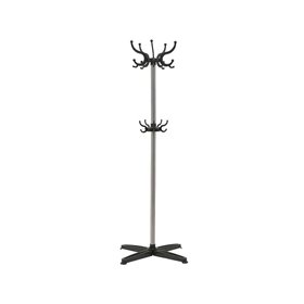 Click Καλόγερος Μαύρος/ Ασημί Μεταλλικός 63x63x170cm