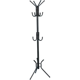 Zita Plus Καλόγερος Μαύρος Μεταλλικός 48x48x179cm Zita Plus Καλόγερος Μαύρος Μεταλλικός 48x48x179cm