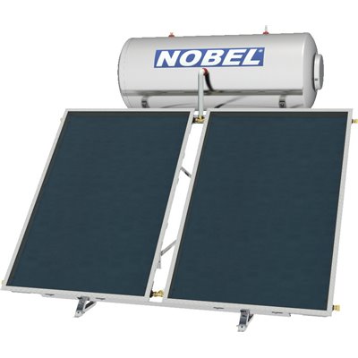 Nobel Classic Ηλιακός Θερμοσίφωνας 160lt/3m² Glass Διπλής Ενέργειας με Επιλεκτικό Συλλέκτη