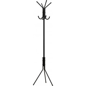 Estia Καλόγερος Μαύρος Μεταλλικός 46x46x173cm Estia Καλόγερος Μαύρος Μεταλλικός 46x46x173cm