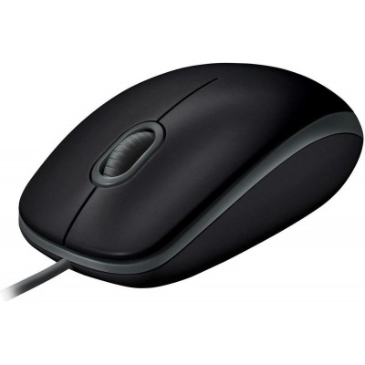 Logitech B110 Silent Ενσύρματο Ποντίκι Μαύρο