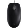 Logitech B110 Silent Ενσύρματο Ποντίκι Μαύρο