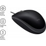 Logitech B110 Silent Ενσύρματο Ποντίκι Μαύρο