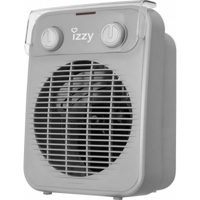 Izzy ΙΖ-9013 Αερόθερμο Μπάνιου Δαπέδου 2000W Γκρι