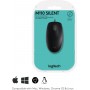 Logitech B110 Silent Ενσύρματο Ποντίκι Μαύρο