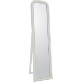 Inart Αντικέ Καθρέπτης Δαπέδου Πολυρητίνης Λευκός 40x10x160cm