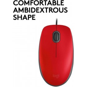 Logitech M110 Silent Ενσύρματο Ποντίκι Κόκκινο Logitech M110 Silent Ενσύρματο Ποντίκι Κόκκινο