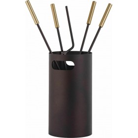 Zogometal 1230-K32 Σετ Εργαλείων Τζακιού με Κουβά Αντικέ Σκουριά/Ορο Ματ Zogometal 1230-K32 Σετ Εργαλείων Τζακιού με Κουβά Αντικέ Σκουριά/Ορο Ματ