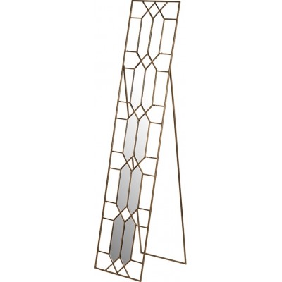 Artekko Καθρέπτης Δαπέδου Μεταλλικός Χρυσός 35.5x53.5x159cm