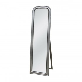 Liberta Καθρέπτης Δαπέδου Ξύλινος Louis Ασημί 50x170cm Liberta Καθρέπτης Δαπέδου Ξύλινος Louis Ασημί 50x170cm
