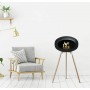 Le Feu Ground Wood Steel Fireplace Επιδαπέδιο Τζάκι Βιοαιθανόλης Εσωτερικού Χώρου Soaptreated Oak