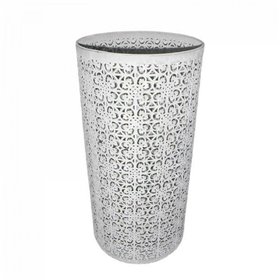 Inart Ομπρελοθήκη Μεταλλική Λευκή 24x24x48cm Inart Ομπρελοθήκη Μεταλλική Λευκή 24x24x48cm