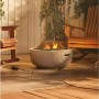 VonHaus Round MgO Fire Pit Τζάκι Εξωτερικού Χώρου από Πηλό