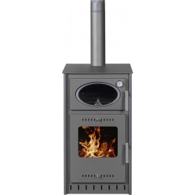 Alfatherm AL02-S Μεταλλική Ξυλόσομπα με Φούρνο 11kW Μαύρη Alfatherm AL02-S Μεταλλική Ξυλόσομπα με Φούρνο 11kW Μαύρη
