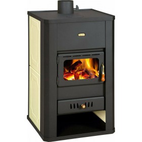 Prity S3 W17 Μεταλλική Ξυλόσομπα Καλοριφέρ 19kW Μπεζ