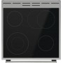 Gorenje EC6352XPA Κουζίνα 71lt με Κεραμικές Εστίες Π60εκ. Inox