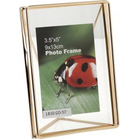 Espiel Κορνίζα Μεταλλική 10x15cm με Χρυσό Πλάισιο