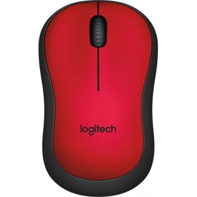 Logitech M220 Silent Ασύρματο Ποντίκι Κόκκινο