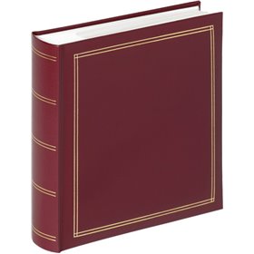 Walther Άλμπουμ Monza για 200 Φωτογραφίες Διαστάσεων 10x15cm Κόκκινο 21x22cm