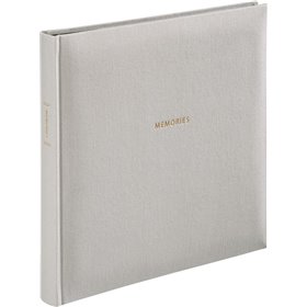 HAMA Άλμπουμ Memories για 200 Φωτογραφίες Διαστάσεων 10x15cm Γκρι 30x30cm