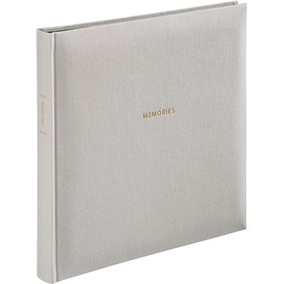 HAMA Άλμπουμ Memories για 200 Φωτογραφίες Διαστάσεων 10x15cm Γκρι 30x30cm