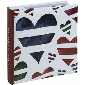 The Paper Box Άλμπουμ Heart Stripes για 200 Φωτογραφίες Διαστάσεων 10x15cm