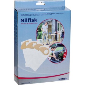 Nilfisk 81943048 Σακούλες Σκούπας 4τμχ Συμβατή με Σκούπα Nilfisk