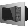 Cecotec Grandheat 2500 Touch Steel Black Εντοιχιζόμενος Φούρνος Μικροκυμάτων με Grill 25lt Inox