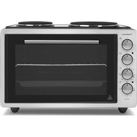 Crown CMO-422SI Ηλεκτρικό Φουρνάκι 42lt με 2 Εστίες