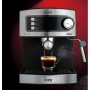 Izzy 6823 Barista Μηχανή Espresso 850W Πίεσης 20bar Ασημί