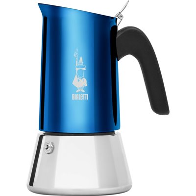 Bialetti New Venus Μπρίκι Espresso 6cups Inox Μπλε